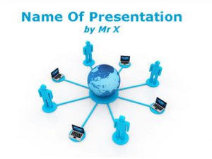 human_computers_network_powerpoint_template_23464